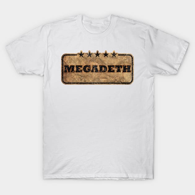 Megadeth Megadeth T-Shirt by lailasamuaajmi